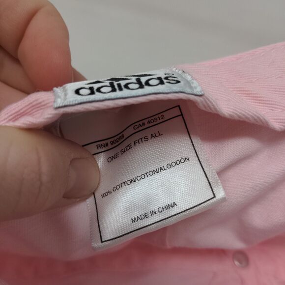 Adidas Women's Slideback Hat Pink Size OSFA Embroidered Logo - Picture 10 of 10